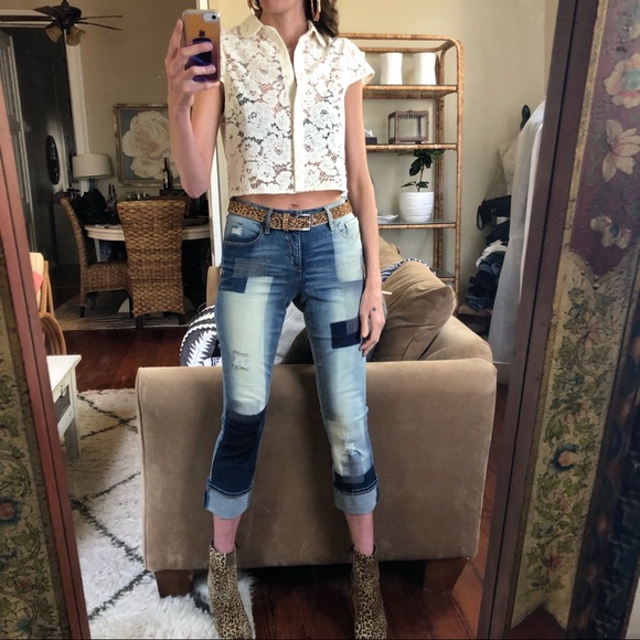 miracle body Denim - Miraclebody promise wide cuff crop jeans